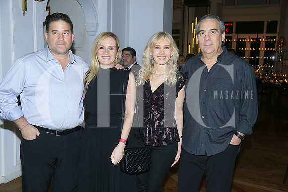 Carlos García, Maru Ruiz de García, Lorena Gutíerrez de Garza y Alberto Garza Zambrano
