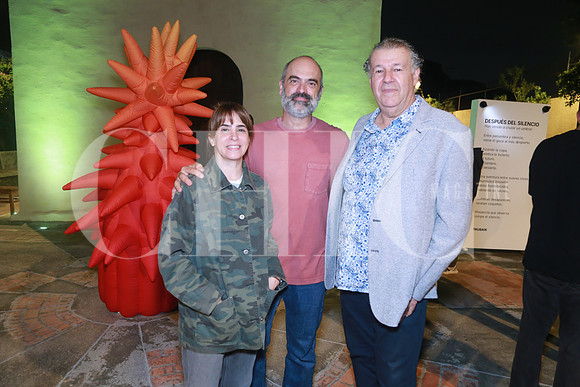 Cordelia Portilla, Owaldo Zurita y Fernando López