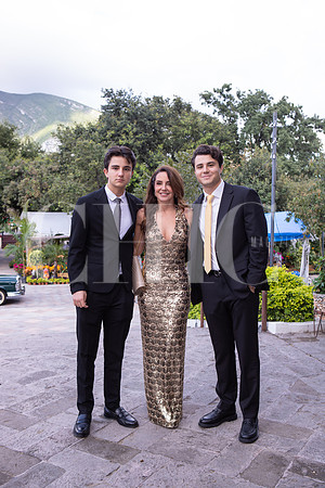 Andres Duran, Alejandra Mayer de Duran y Diego Duran