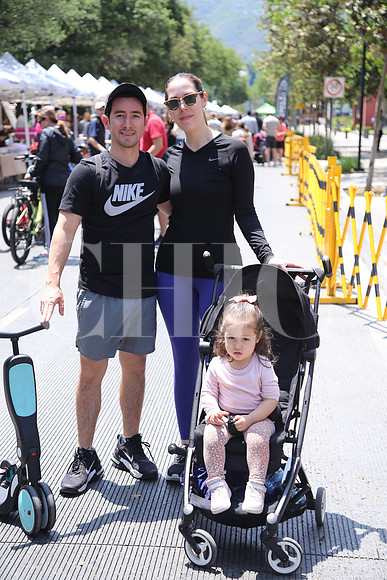 Manuel  Cantú, Andrea González y Emilia Cantú