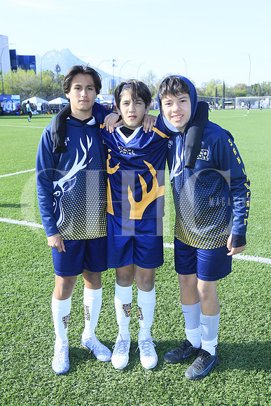Diego González, Guillermo Villarreal y Mateo Treviño