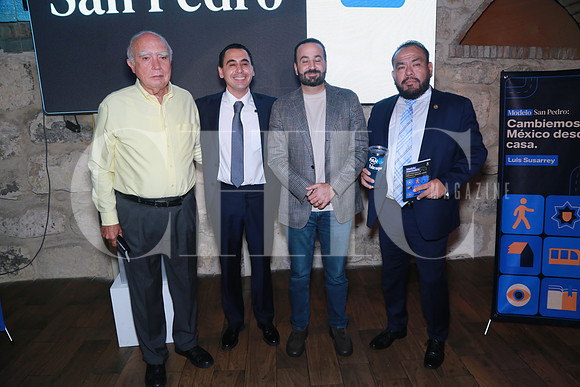 Fernando Canales, Luis Susarrey, Mauricio Farah y Policarpio Flores