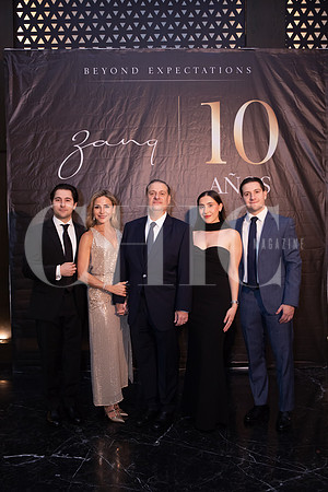 Abelardo Garza, Mima Garza, Abelardo Garza, Marian Garza y Marcelo Garza