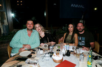 (Rest. Animal) Marcelo Tamez, Luzaly Treviño, Yox Posada y Héctor Treviño