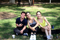 Juanpi Plata, Pily Ortuerta y Andrea Ortuerta