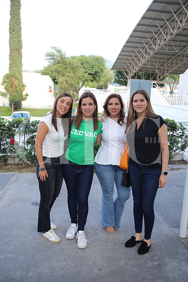 Carmen Martínez, Mireya Lozano, Virlet Martínez y Marisol Villarreal