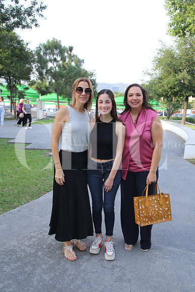 Maru de Bueno, Eugenia Bueno y Alicia Páez de Castro