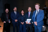 Alberto Barrera, Víctor Alejandro Espinoza, María del Socorro Arzaluz, Natividad González Parás y Pierre Raynaud