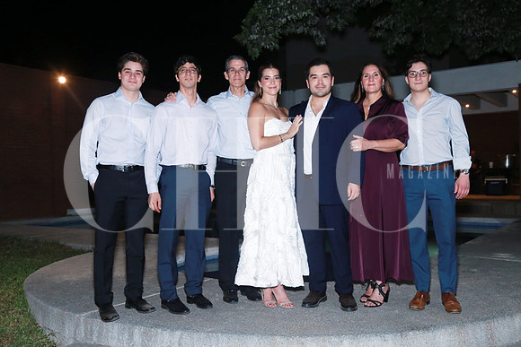 Daniel Coindreau, José Luis Coindreau, José Luis Coindreau, Diana Coindreau, Fernando Noyola, Diana Salinas y René Coindreau