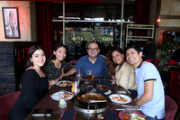 Evelyn Santos, Angela Santos, Felipe Santos, Esmeralda de Santos y Felipe Santos