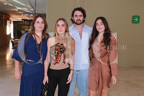 Alejandra Hinojosa, Florencia Hinojosa, Sergio Hinojosa y Melissa Govela