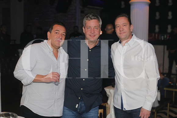 Tony Martínez, José Luis Camp y Cesareo Veiga