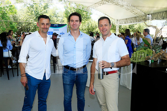 Omar Zuñiga, Rodrigo Castelar y Javier Cutz