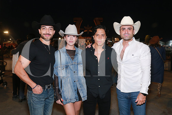 Miguel Sierra, Isabella Arechiga, Ricardo Pérez y Alfonso Galindo