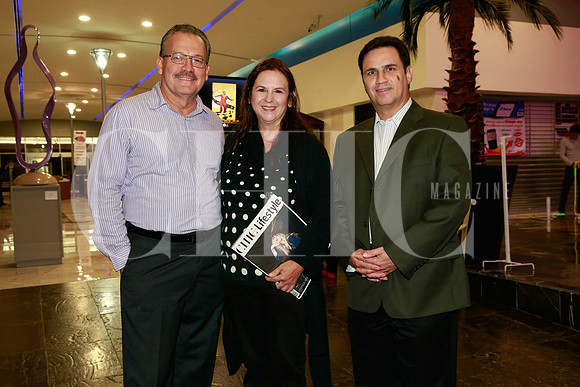 Daniel Osuna, Marcela Morales y Alberto Rubio