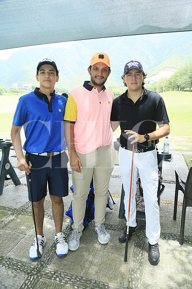 Mateo Zarate, Javier Zarate y Juan Pablo Burguete