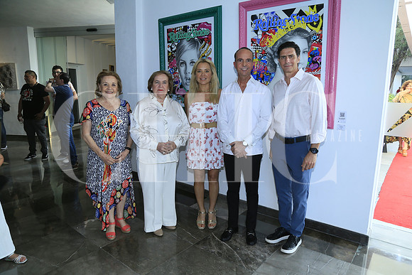 Muñe Iturria, Nuly Margain de Zambrano,Teté García Luna, Rafa Alanis y Roberto Rodríguez (2)
