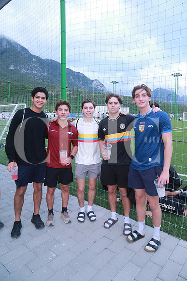 Franco Rosales, Juan Carlos Garza T. , Pablo Canavati, Santiago Ruíz y Gustavo Haiek (2)
