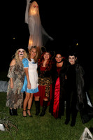 Frida Erhard de Zavala,  Catalina Martinez de Cano, Karina Torres de Ortiz, Alba de Castro y Emma Hernadez de Madero