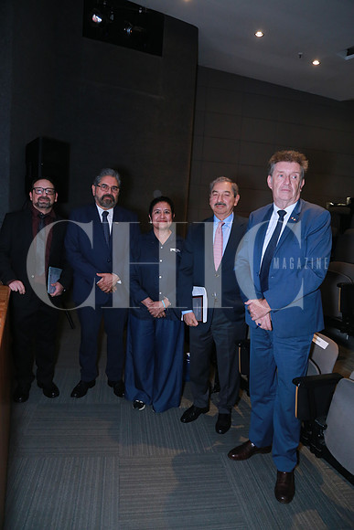 Alberto Barrera, Víctor Alejandro Espinoza, María del Socorro Arzaluz, Natividad González Parás y Pierre Raynaud (3)