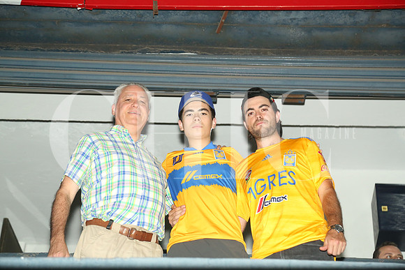 Diego Galván, Aldo Galván y Claudio García