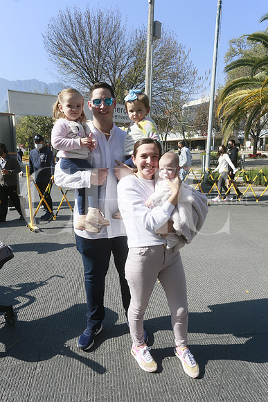 Andrea Garza, Andrea Isabe Dillon, Jimena Dillon y Roby Dillon