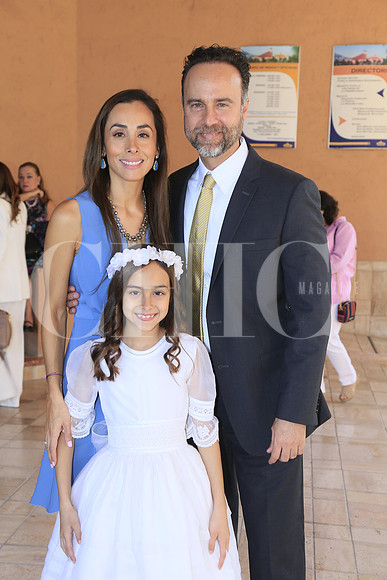 Marcela de Mogas, Raquel Mogas y Luis Mogas