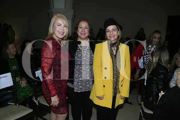 Cristina Sada Salinas, Lucy Taha de Fernández y Mariela Coindreau de Cavanati