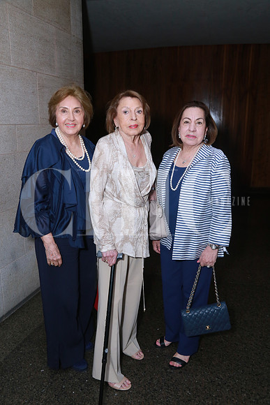 Lolina Treviño de Maldonado, Margara Martínez de Vega y Yolanda Cárdenas de Vega