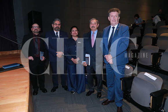 Alberto Barrera, Víctor Alejandro Espinoza, María del Socorro Arzaluz, Natividad González Parás y Pierre Raynaud (4)