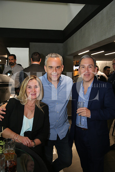 Alejandra González, Alejandro Unger y José Valdés