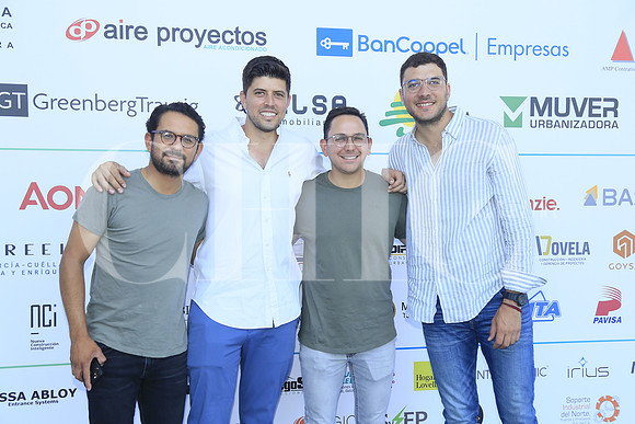Mario Miuller, Eduardo Aguirre, Carlos Miuller y Fabian Aguirre