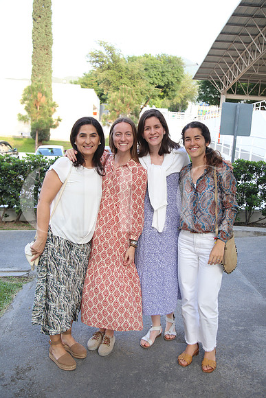 Mely Llano, Blanca Tudela, Leyla González y María Gallegos