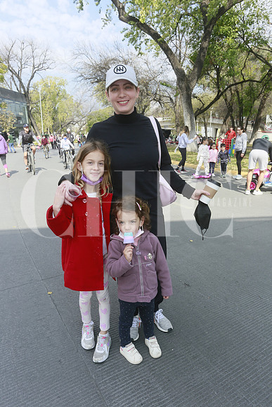 Gaby Casillas, Eva Basauri y Amelia Basauri