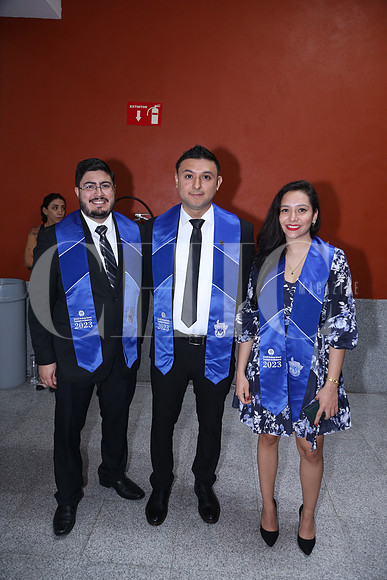 Sergio Cabello, Raúl Castillo y Georgina Cordova