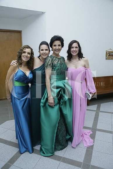 Janet Ancer de Barrera, Marisé Martínez, Mónica Assad y Laura Garza