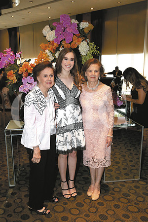 María Barragán, Jimena Villarreal y María Guadalupe Cavazos