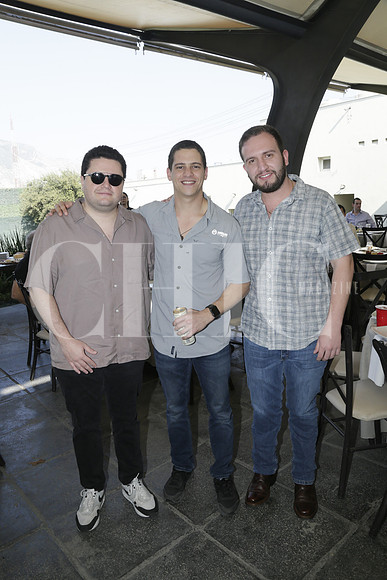 Roberto López, José Luis Andonie y Juan Carlos Azcunaga