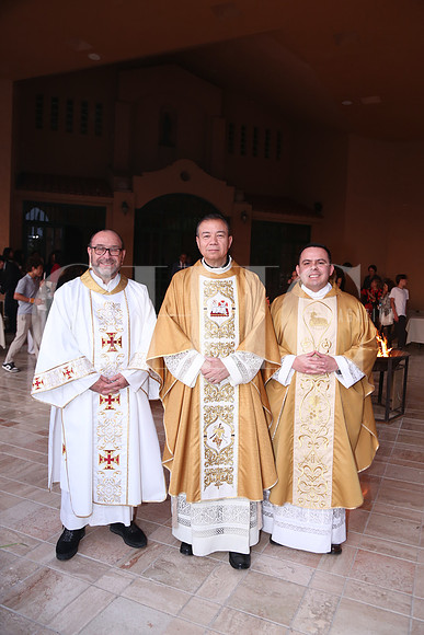 Diacono Oscar Ortega, Padre Hugo Villegas y Padre Noe Cardenas 1