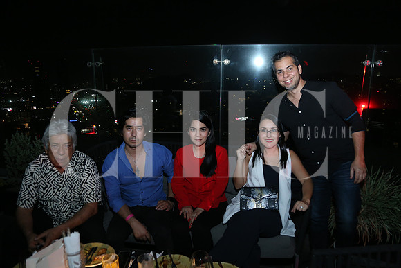 Abelardo Guajardo, Eduardo Guajardo, Coral Guzmán, June Valdez y Ernesto Guajardo