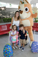 Claudia Barbosa de Garate, Valentina Garate y Ricardo Garate