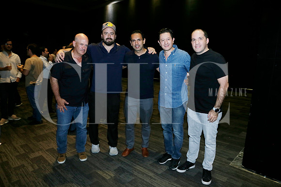 Pepe Letayff, Andrés Acosta, Gustavo García, Paco Ruelas y Rafael Pérez Bansini.