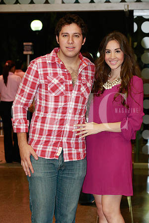 Erick Cázeres y Andrea Ramos