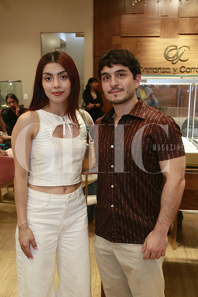 Karén Longoria y Oziel Longoria
