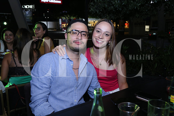 Raúl Hernández y Samantha Espino