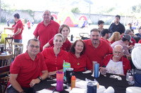 Jesús Cuellar, Carla Páez, Alexandra Cuellar, Ramiro Páez, Eduardo Páez, Blanca de Páez y Alfonso Páez