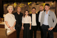 Ana Landa, Michael Kiolbassa, Emma Valdez, Rodrigo Flores, Christian Carmona y Florian Tronel