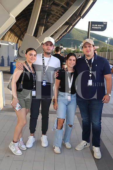 Ivette García, Eugenio Barrera, Daniela Lozano y Adrián Chapa
