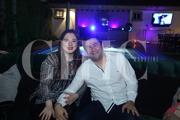 Andrea Bustamante y Eduardo Parroquin