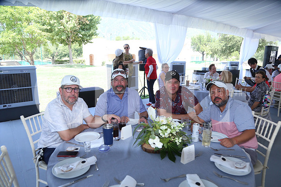 Ignacio Vega, Carlos Valezuela, José Luis Palacios y Mauro García